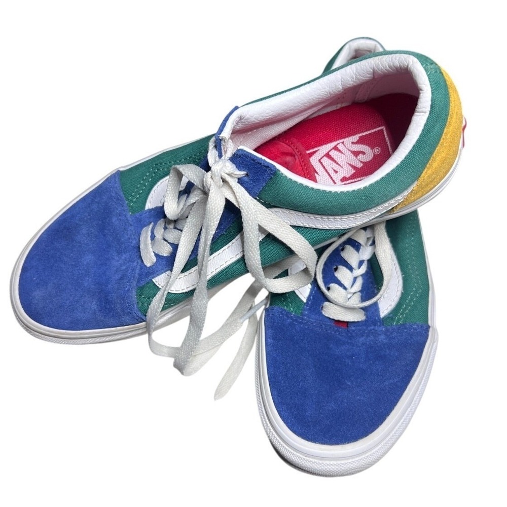 Old Skool Colorblock Vans Yacht Club Sneakers Women 8.5 /Men 7 Dopamine Kidcore